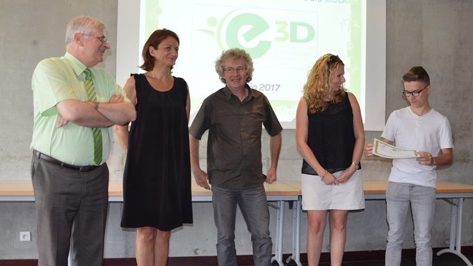 Remise du label académique E3D par Monsieur le Recteur, vendredi 28 juin 2017