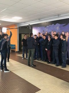 Tournage au Lycée Heinlex