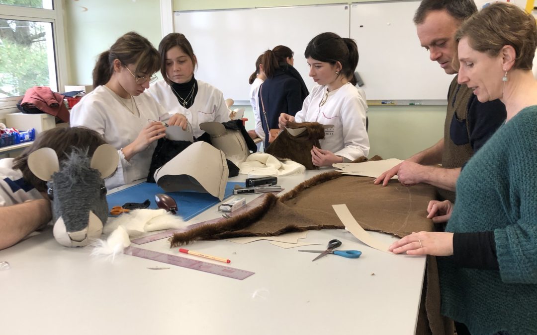 Atelier MASQUES en 2MMV _ Jumelage avec le Théâtre de Saint Nazaire