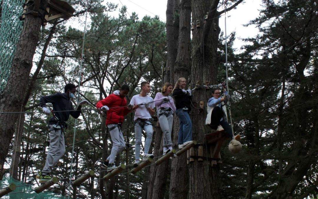 Semaine d’intégration des élèves des classes de secondes – Sortie Piriac Aventure Accrobranches