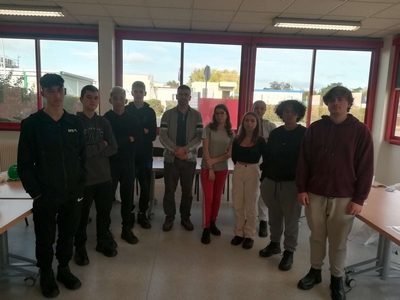 Visite de deux sites industriels  à Avrillé avec la classe de 2nde MPMIA 1 – Mardi 18 octobre 2022