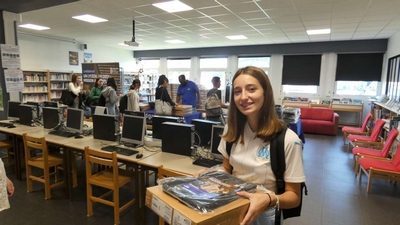 Mon ordi au lycée 2023 – Remise des ordinateurs portables Région Pays de la Loire aux élèves de Secondes 2 MPMIA et MMV