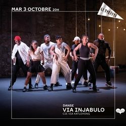 Spectacle de danse « Via Injabulo » – 2 MMV mardi 3 octobre
