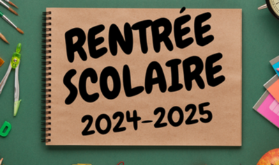 Rentrée des élèves septembre 2024